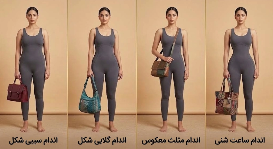 کیف مناسب هر اندام؛ کدام مدل کیف برای فرم بدن شما ساخته شده؟